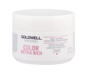 Маска для окрашенных волос Goldwell Dualsenses Color Extra Rich, 200 мл цена и информация | Средства для укрепления волос | pigu.lt