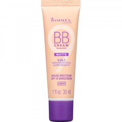 BB kremas Rimmel London 9 in1 SPF15 Matte Medium, 30 ml kaina ir informacija | Makiažo pagrindai, pudros | pigu.lt