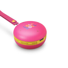 Портативный Bluetooth-динамик Energy Sistem Lol&amp;Roll Pop Kids Розовый 5 W 500 mAh цена и информация | Аудиоколонки | pigu.lt
