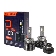 Светодиодные лампочки D2S - Plug&Play - 2 шт/компл цена и информация | Автомобильные лампочки | pigu.lt