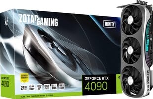Zotac GeForce RTX 4090 Trinity 24GB GDDR6X kaina ir informacija | Vaizdo plokštės (GPU) | pigu.lt