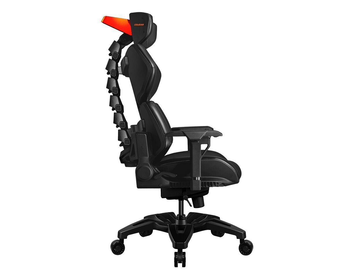 Kompiuterio kėdė Cougar Terminator, juoda/oranžinė kaina ir informacija | Biuro kėdės | pigu.lt
