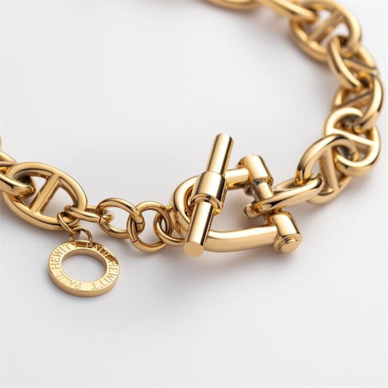 Apyrankė moterims Paul Hewitt Anchor T-Chain Bracelet PH004099-M PH004099-M kaina ir informacija | Apyrankės moterims | pigu.lt