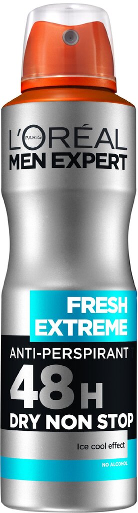 Purškiamas dezodorantas L'Oreal Paris Men Expert Fresh Extreme 150 ml цена и информация | Dezodorantai | pigu.lt