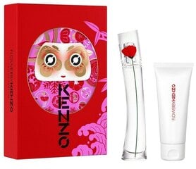 Rinkinys Kenzo Flower by Kenzo moterims: kvapusis vanduo EDP 30 ml + kūno losjonas 75 ml kaina ir informacija | Kvepalai moterims | pigu.lt