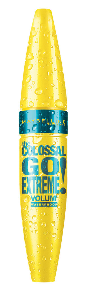 Blakstienų tušas Maybelline The Colossal Go Extreme! Volum', atsparus vandeniui цена и информация | Akių šešėliai, pieštukai, blakstienų tušai, serumai | pigu.lt