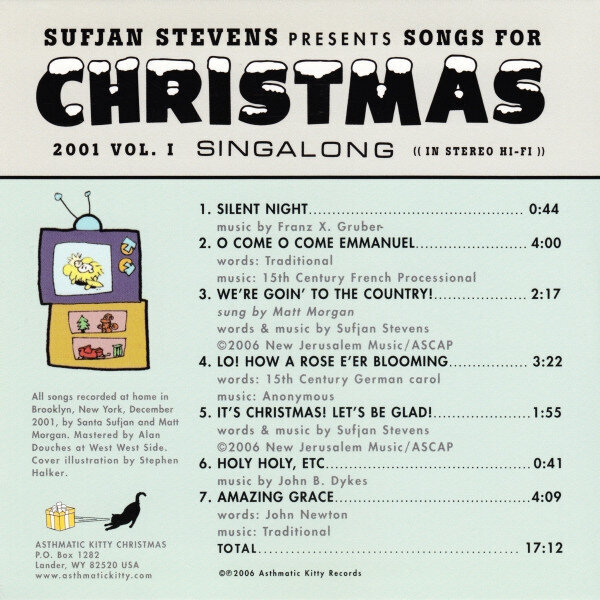 5CD Sufjan Stevens „Songs For Christmas“ kaina ir informacija | Vinilinės plokštelės, CD, DVD | pigu.lt