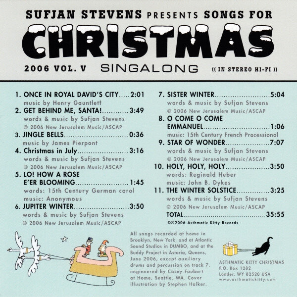 5CD Sufjan Stevens „Songs For Christmas“ цена и информация | Vinilinės plokštelės, CD, DVD | pigu.lt