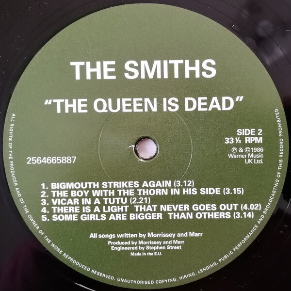 Vinilinė plokštelė The Smiths „The Queen Is Dead“ kaina ir informacija | Vinilinės plokštelės, CD, DVD | pigu.lt