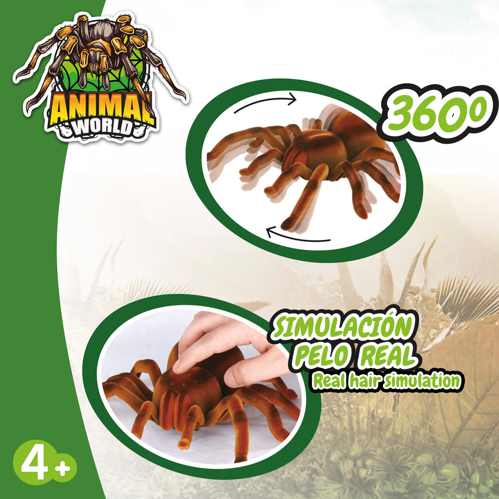 Radijo bangomis valdoma tarantula, 23 cm CB Toys, 4+ kaina ir informacija | Žaislai berniukams | pigu.lt