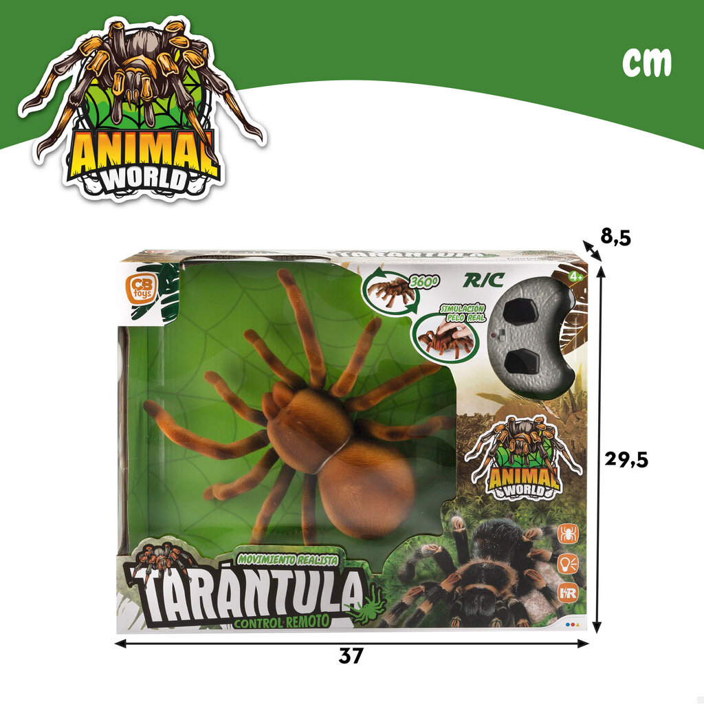 Radijo bangomis valdoma tarantula, 23 cm CB Toys, 4+ kaina ir informacija | Žaislai berniukams | pigu.lt