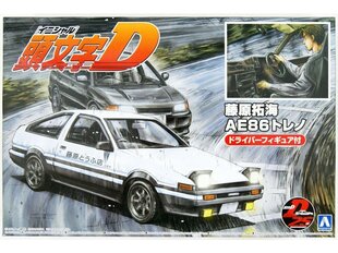 Konstruktorius Aoshima - Initial D Takumi Fujiwara Toyota Sprinter Trueno AE86, 1/24, 05954 kaina ir informacija | Konstruktoriai ir kaladėlės | pigu.lt