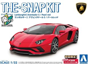 Konstruktorius Aoshima - Lamborghini Aventador S Pearl red, 1/32, 06347 kaina ir informacija | Konstruktoriai ir kaladėlės | pigu.lt