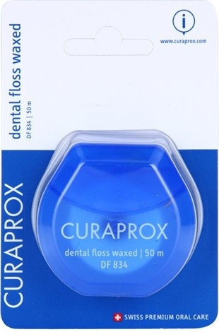 Vaškuotas dantų siūlas Curaprox Dental Floss Mint 1 vnt цена и информация | Dantų šepetėliai, pastos | pigu.lt