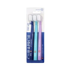 Curaprox 1560 Soft ( 3 Pcs ) Toothbrush цена и информация | Зубные щетки, пасты | pigu.lt