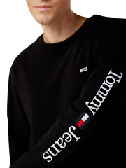 Tommy Hilfiger vyriška palaidinė 50775, juoda kaina ir informacija | Vyriški marškinėliai | pigu.lt