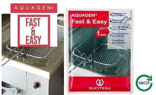 Aquagen Fast&Easy valymo milteliai fritiūrinėms, 30g kaina ir informacija | Valikliai | pigu.lt