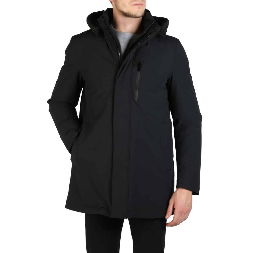 Striukė vyrams Woolrich Stretch Mountain 464 352049, juoda kaina ir informacija | Vyriškos striukės | pigu.lt