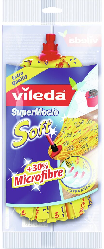 Vileda kutuotos šluotos "Super Mocio Soft" valanti dalis цена и информация | Valymo reikmenys ir priedai | pigu.lt