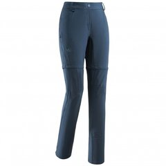 Kelnės moterims Millet LD Trekker Stretch Zip Off II 3515729529802, mėlynos kaina ir informacija | Kelnės moterims | pigu.lt