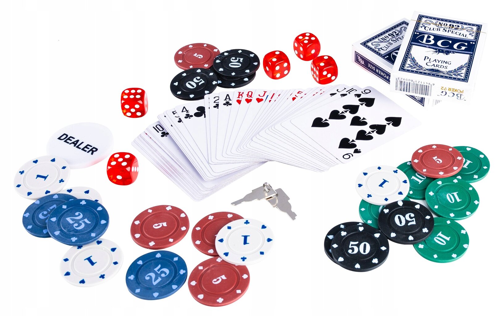 Pokerio žaidimo rinkinys lagamine Texas, 300 žetonų цена и информация | Azartiniai žaidimai, pokeris | pigu.lt