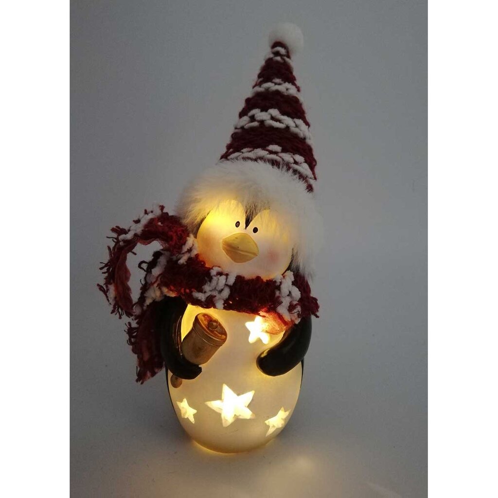 Kalėdinė LED dekoracija - Pingvinas, 7x6x16 kaina ir informacija | Kalėdinės dekoracijos | pigu.lt
