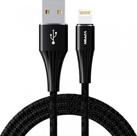 Vipfan A01 USB į Lightning kabelį 3A, 1.2m kaina ir informacija | Kabeliai ir laidai | pigu.lt