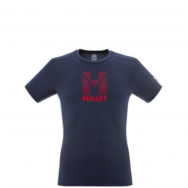 Marškinėliai vyrams Millet Trilogy Wool Stripes SS 3515720027413, mėlyni цена и информация | Vyriški marškinėliai | pigu.lt