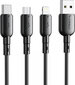 Vipfan, USB/Lightning, 1 m цена и информация | Kabeliai ir laidai | pigu.lt