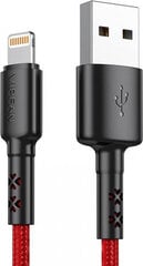 Vipfan USB į Lightning kabelį X02, 3A, 1.2m kaina ir informacija | Kabeliai ir laidai | pigu.lt