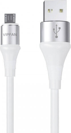 Vipfan USB į Micro USB 1.2m цена и информация | Kabeliai ir laidai | pigu.lt