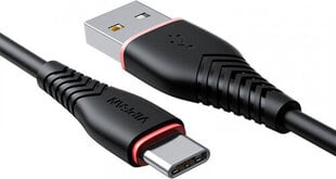 Vipfan USB į USB-C Anti-Break X01, 3A, 1m kaina ir informacija | Kabeliai ir laidai | pigu.lt