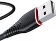 Vipfan USB į USB-C Anti-Break X01, 3A, 1m kaina ir informacija | Kabeliai ir laidai | pigu.lt