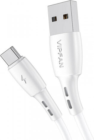 Vipfan Racing X05 USB į USB-C , 3A, 2m kaina ir informacija | Kabeliai ir laidai | pigu.lt