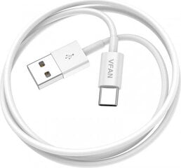 Vipfan USB į USB-C , 1m kaina ir informacija | Kabeliai ir laidai | pigu.lt