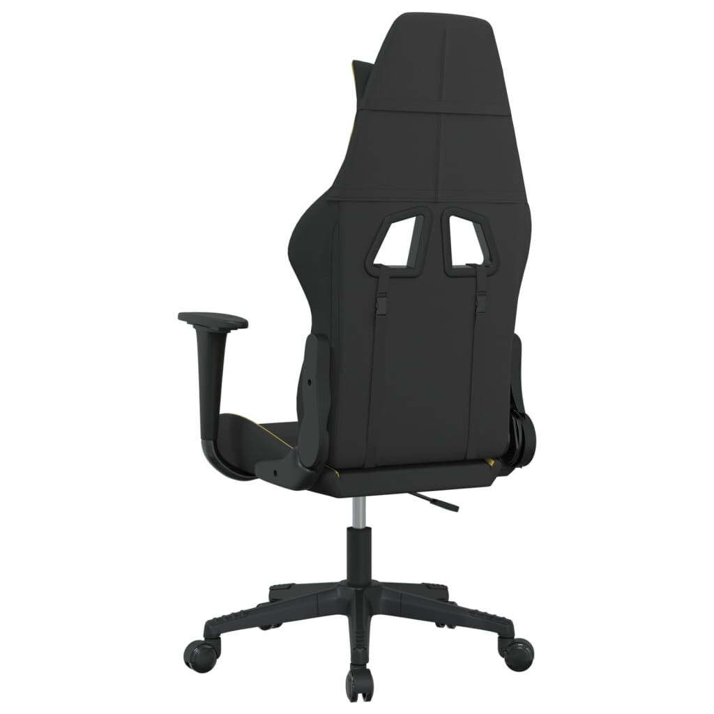 Pasukama žaidimų kėdė, juoda ir šviesiai žalia, audinys kaina ir informacija | Biuro kėdės | pigu.lt