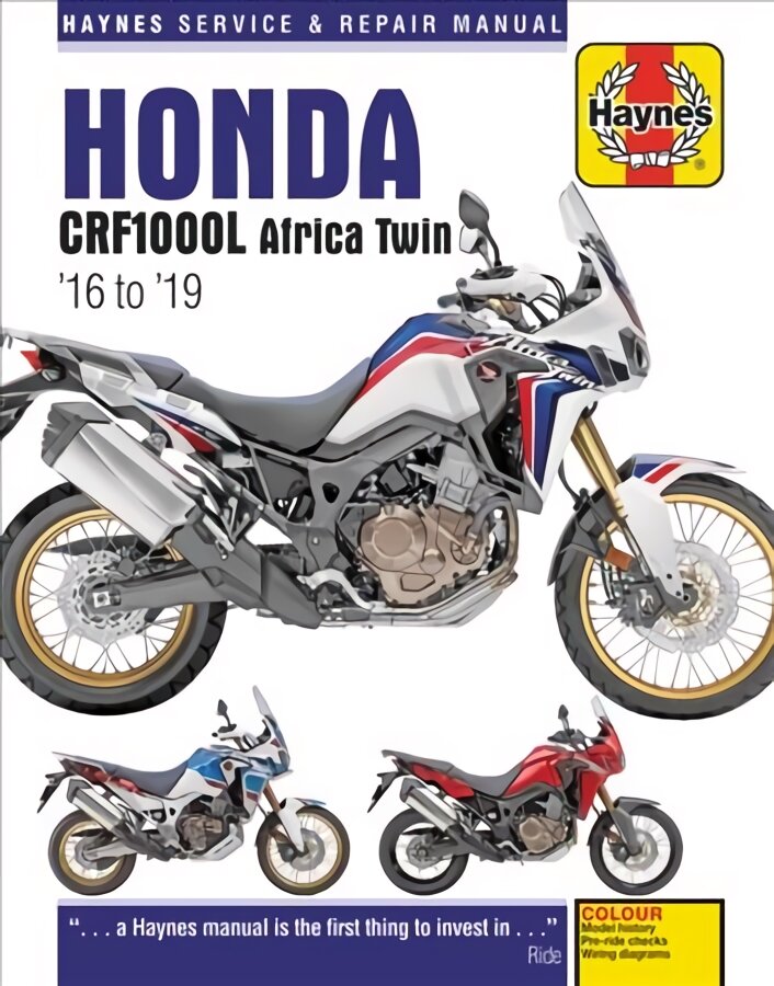 Honda CRF1000L Africa Twin Service & Repair Manual (2016 to 2018) kaina ir informacija | Kelionių vadovai, aprašymai | pigu.lt