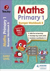 TeeJay Maths Primary 1: Bumper Workbook B цена и информация | Пособия по изучению иностранных языков | pigu.lt