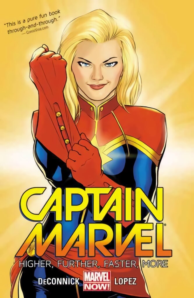 Captain Marvel Volume 1: Higher, Further, Faster, More цена и информация | Fantastinės, mistinės knygos | pigu.lt