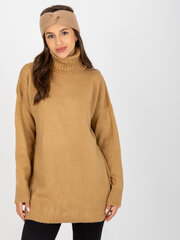 верблюжий длинный свитер с высоким воротником rue paris цена и информация | Женские кофты | pigu.lt