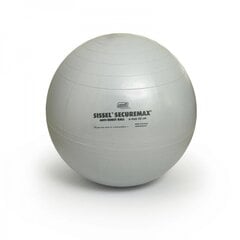 Мяч для упражнений SISSEL® Securemax®, 65 см, серый цвет цена и информация | Гимнастические мячи | pigu.lt