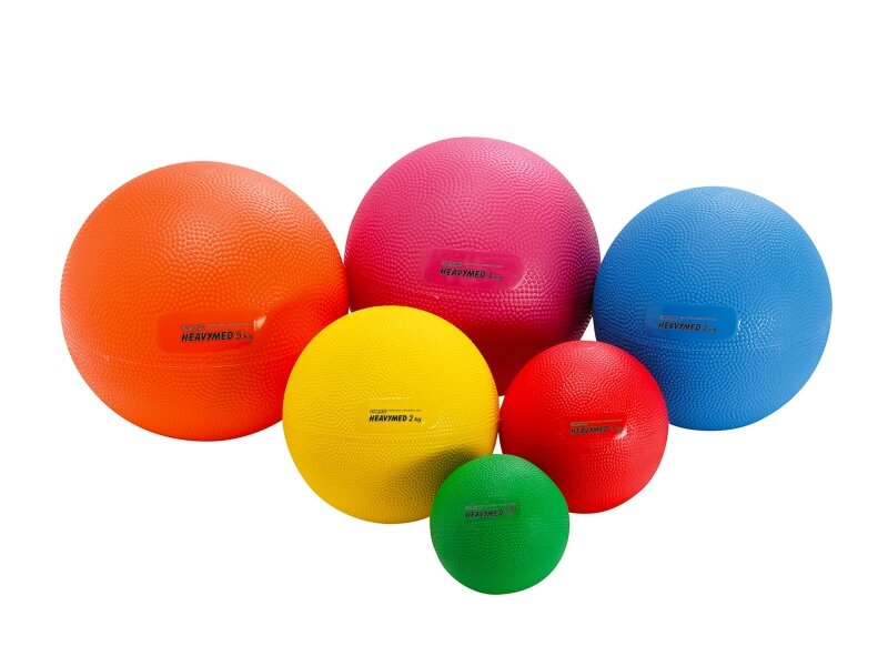 Pasunkintas kamuolys Heavymed 1 kg kaina ir informacija | Svoriniai kamuoliai | pigu.lt