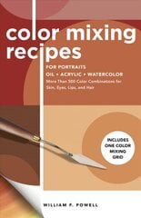 Color Mixing Recipes for Portraits: More Than 500 Color Combinations for Skin, Eyes, Lips & Hair - Includes One Color Mixing Grid Revised Edition, Volume 3 kaina ir informacija | Knygos apie meną | pigu.lt