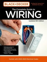 Black & Decker The Complete Guide to Wiring Updated 8th Edition: Current with 2020-2023 Electrical Codes, Volume 8 kaina ir informacija | Knygos apie sveiką gyvenseną ir mitybą | pigu.lt