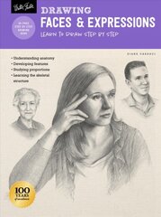 Drawing: Faces & Expressions: Learn to draw step by step Revised Edition kaina ir informacija | Knygos apie meną | pigu.lt