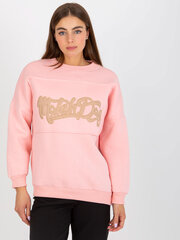 Šviesiai rožinis megztinis VARIANT-303596 kaina ir informacija | Džemperiai moterims | pigu.lt