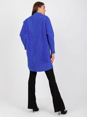 кобальтовое женское пальто из альпаки с добавлением шерсти эвелин цена и информация | Женские пальто | pigu.lt