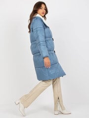 сине-белая длинная зимняя куртка 2 в 1 со съемными рукавами цена и информация | Женские куртки | pigu.lt