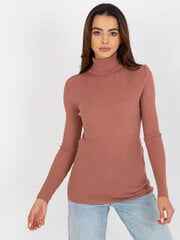 dirty pink taillier rollkragenpullover mit streifen цена и информация | Свитера женские | pigu.lt