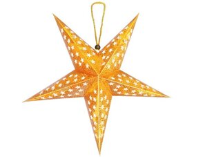 LED šviečianti popierinė žvaigždė SY-002 45cm цена и информация | Рождественские украшения | pigu.lt